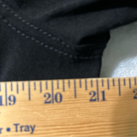 Susan Graver Women’s 1X Uptown Stretch Button Front Peplum Jacket Black - Picture 5 of 12